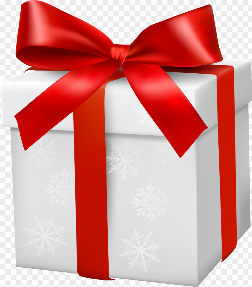 Small Fresh White Gift Box PNG