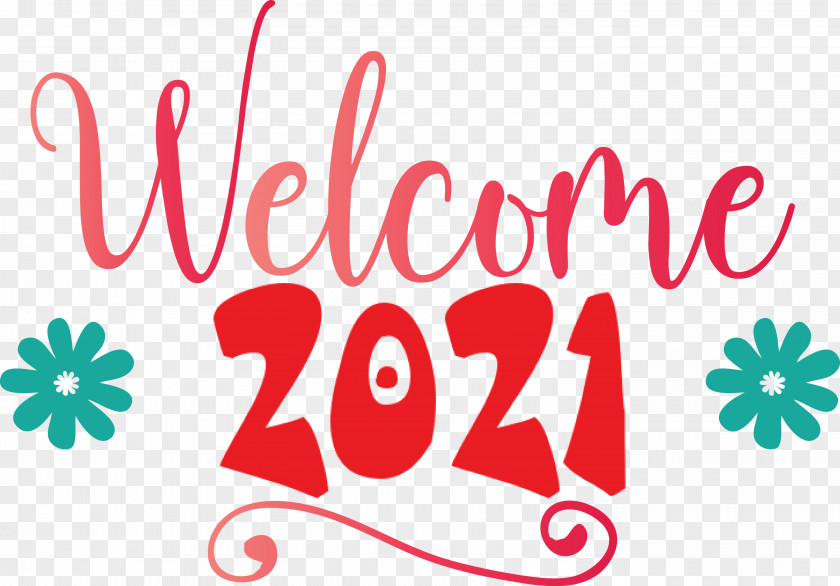 Welcome 2021 Year New PNG