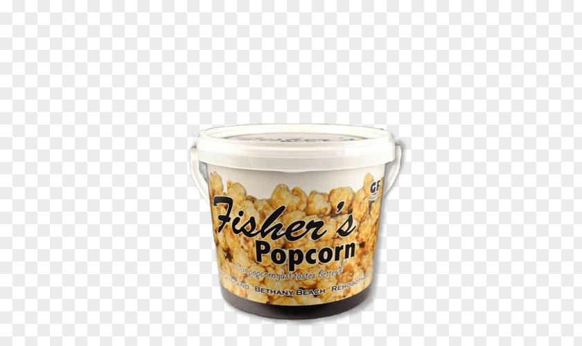Caramel Popcorn Corn Bucket Container Snack PNG