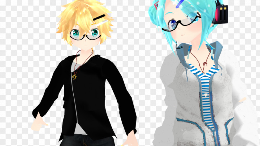 Hatsune Miku MikuMikuDance Kagamine Rin/Len Vocaloid Image PNG