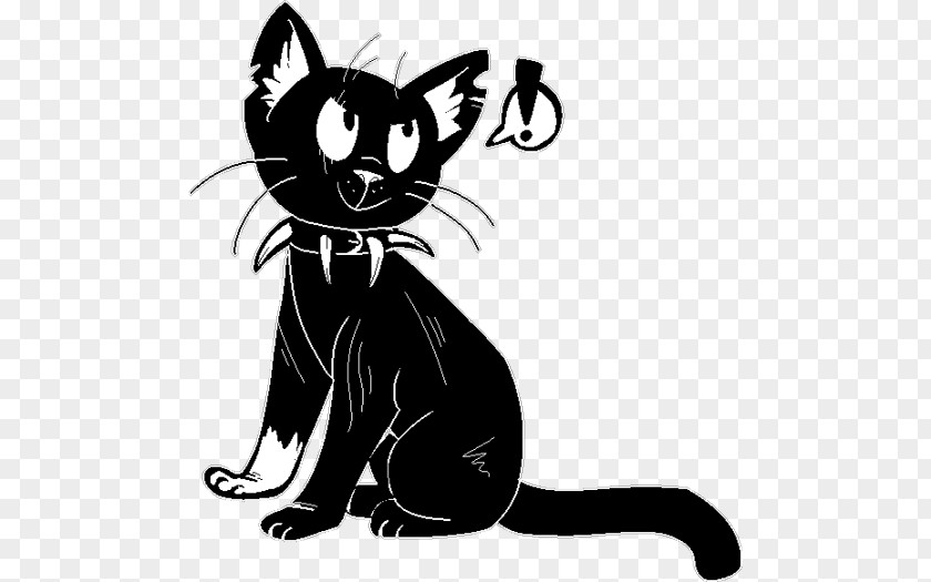 Kitten Whiskers Black Cat Clip Art PNG