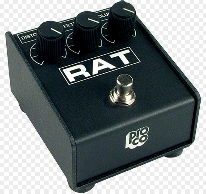 Rat & Mouse Pro Co RAT Effects Processors Pedals Distortion Electric Guitar Proco, S.L. PNG