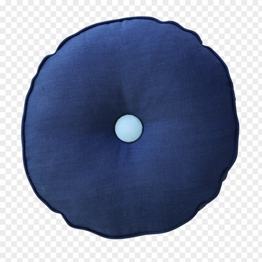 Round Blue Ink Circle PNG