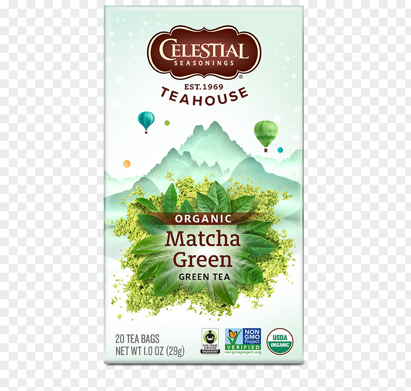 Tea Matcha Green Masala Chai Celestial Seasonings PNG