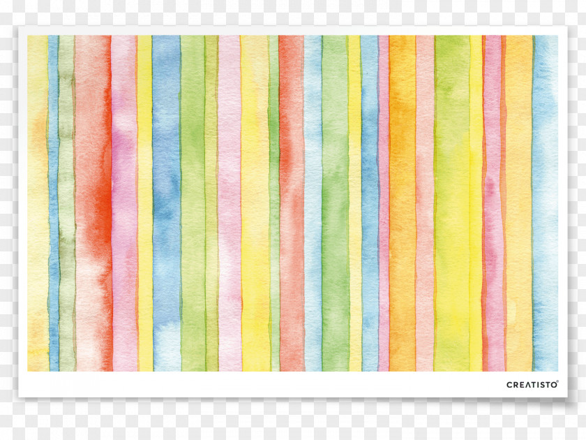 Watercolor Stripes Textile Drawer Painting Foal Pattern PNG