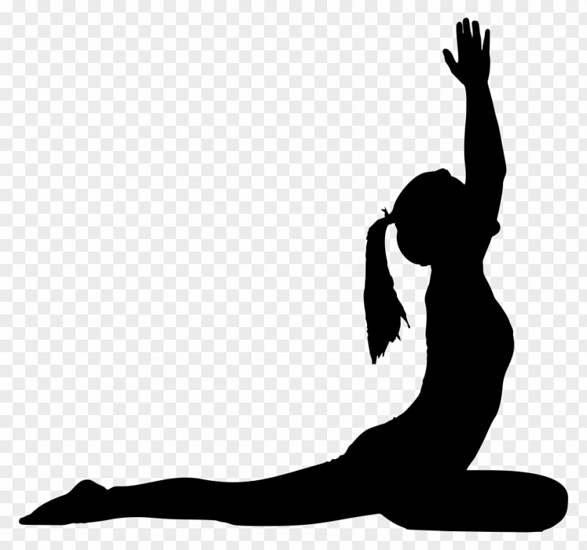 Yoga Exercise Silhouette Physical Fitness PNG