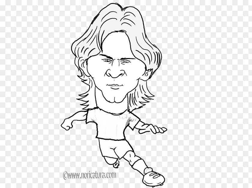 Caricatura Messi Drawing Line Art Football Player Caricature Illustration PNG