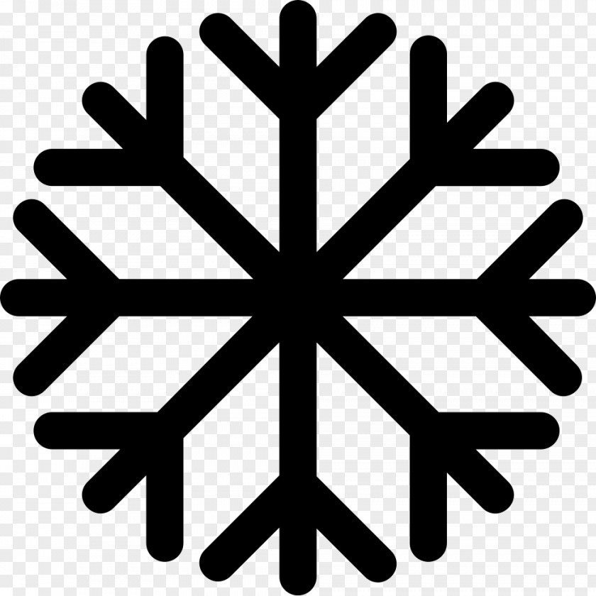 Snowflake HVAC Control System Clip Art PNG