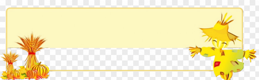 Beige Rectangle Yellow Line PNG