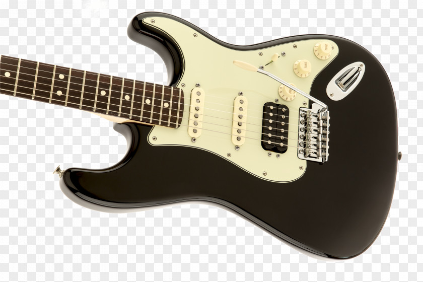 Electric Guitar Fender Standard Stratocaster HSS Bass Floyd Rose PNG