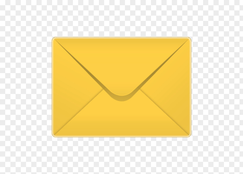 Envelope Mail Rectangle Square Yellow PNG