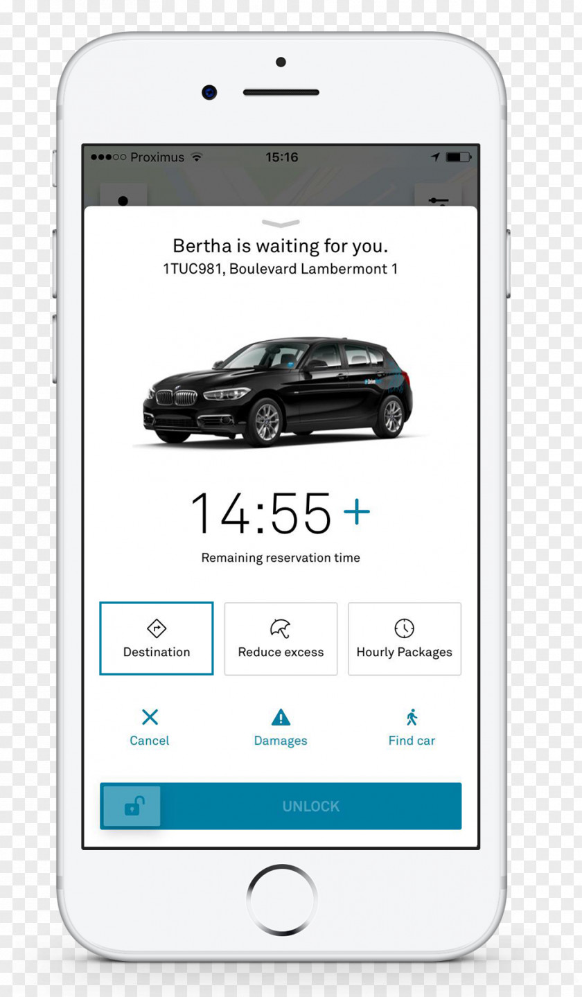 Smartphone DriveNow Carsharing Mobile Phones Car Rental PNG