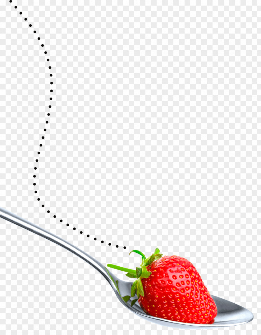 Strawberry Spoon Industrial Design PNG