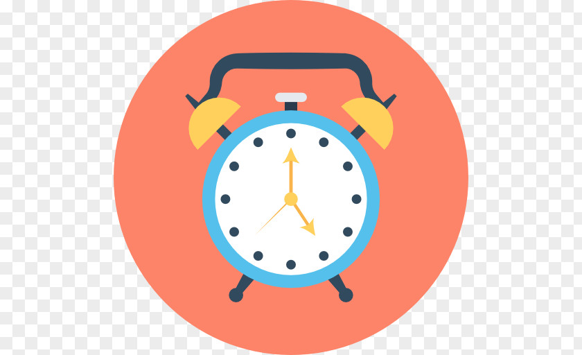 Alarm Clock Clocks Flat Design PNG