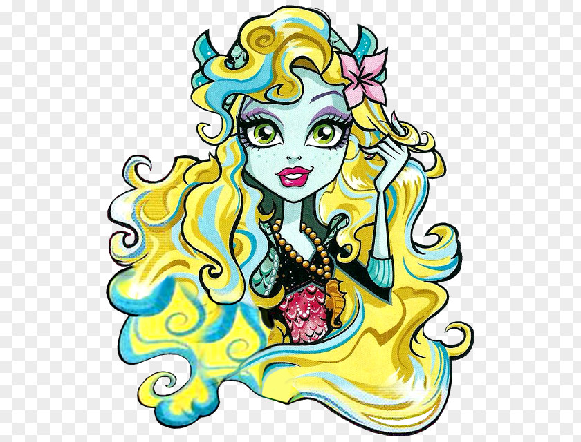 Doll Monster High Dot Dead Gorgeous Lagoona Blue Barbie Ever After PNG