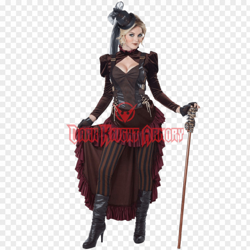 Victorian Dress Era Steampunk Fashion Clothing Costume Party PNG