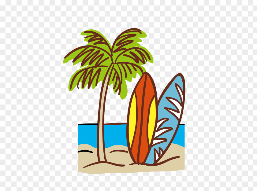 Cartoon Beach PNG