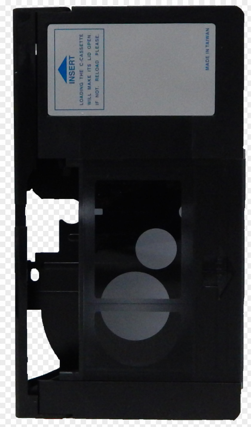 Cassette VHS-C Electronics Compact Tape Adaptor PNG