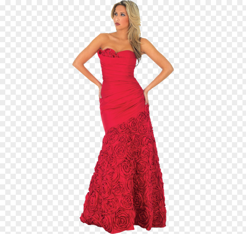 Dress Party Red Gown Cocktail PNG