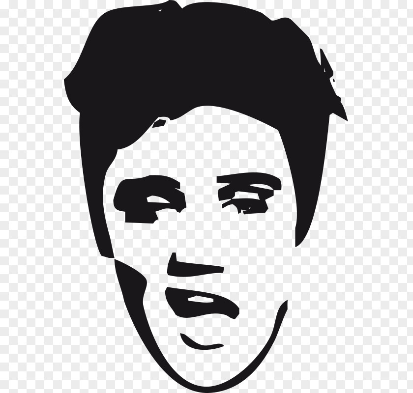 Male Facial Cliparts Elvis Presley Cartoon Caricature Clip Art PNG
