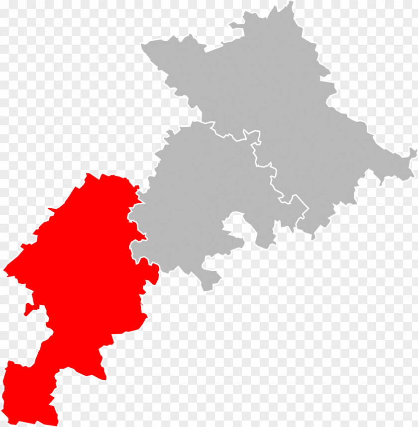 Map Toulouse Saint-Gaudens, Haute-Garonne Blank PNG