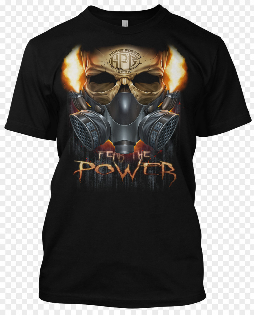 Skull T-shirt Printing Clothing Sleeve Earring PNG