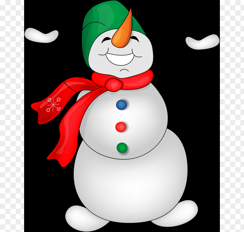 Snowman Christmas Ornament Clip Art PNG