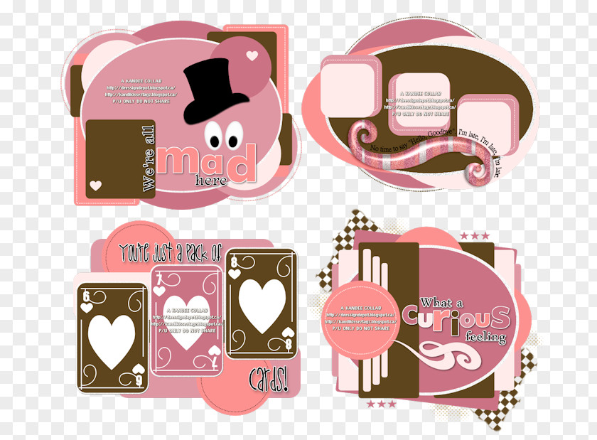 Alice In Wonderland Template Label PlayStation Portable Pattern PNG