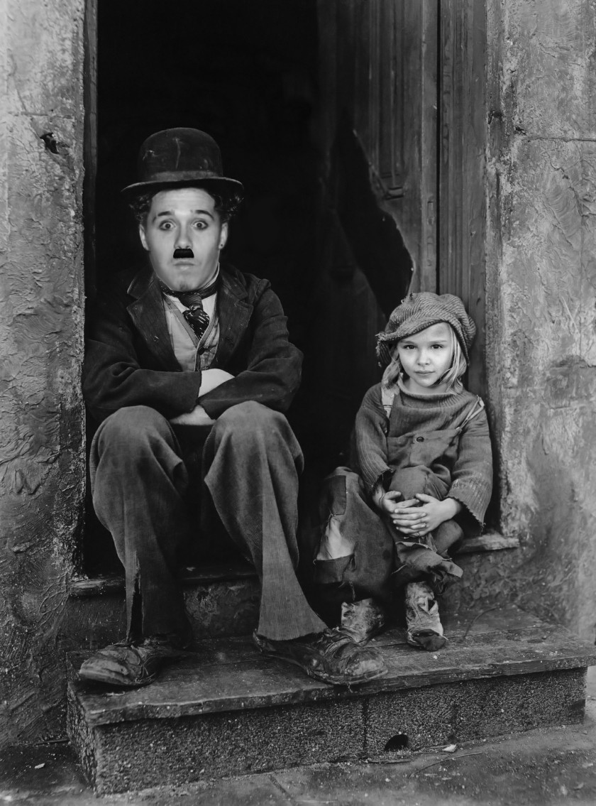 Charlie Chaplin The Tramp Kid Child Actor Film PNG