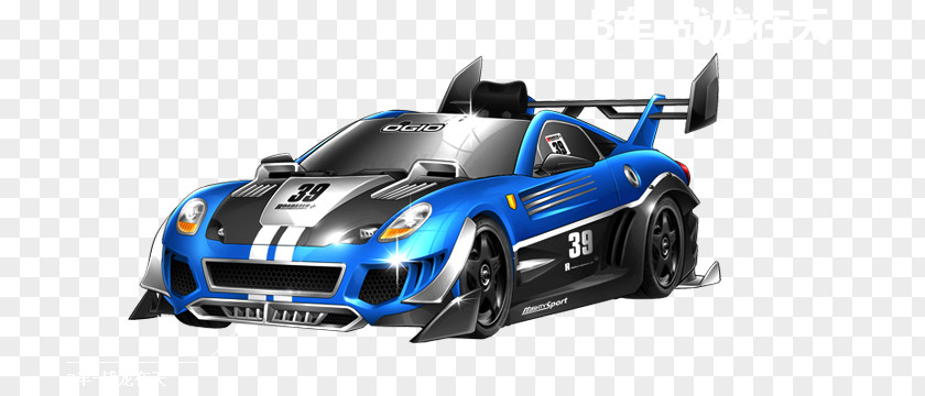 Racing Stripes GKART Sports Car Mercedes-Benz Tencent Games PNG