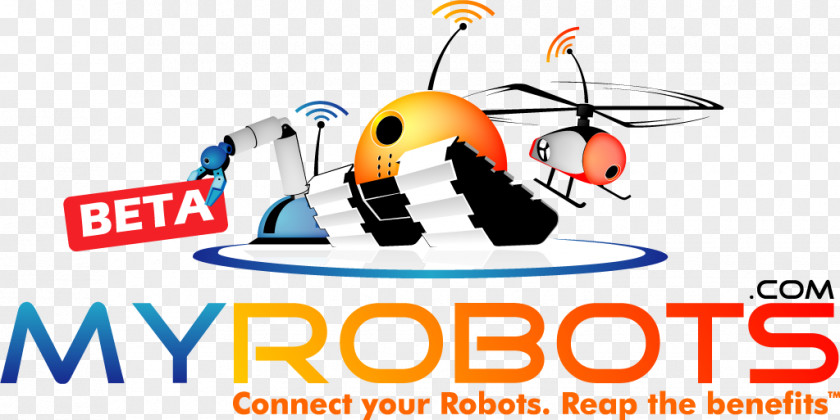 Robot Logo MyRobots Roomba Cloud Robotics PNG