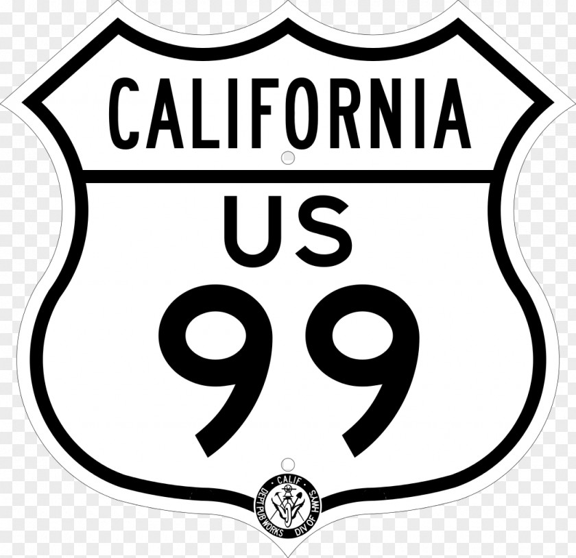 California U.S. Route 66 In Arizona US Numbered Highways Shield Road PNG