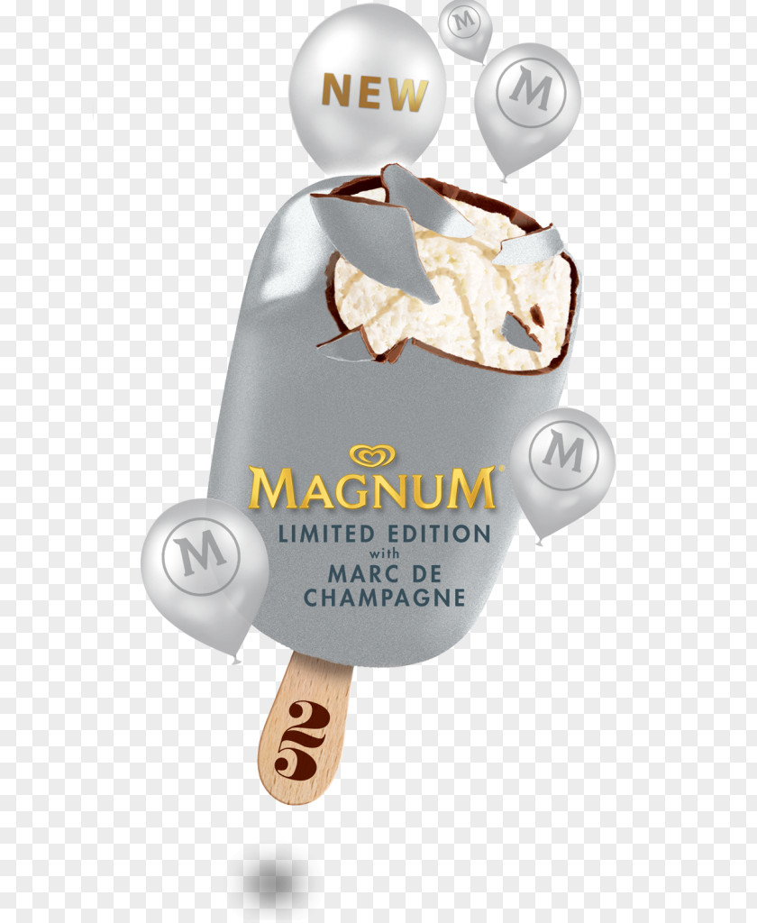 Champagne Marc De Ice Cream Magnum Wall's PNG