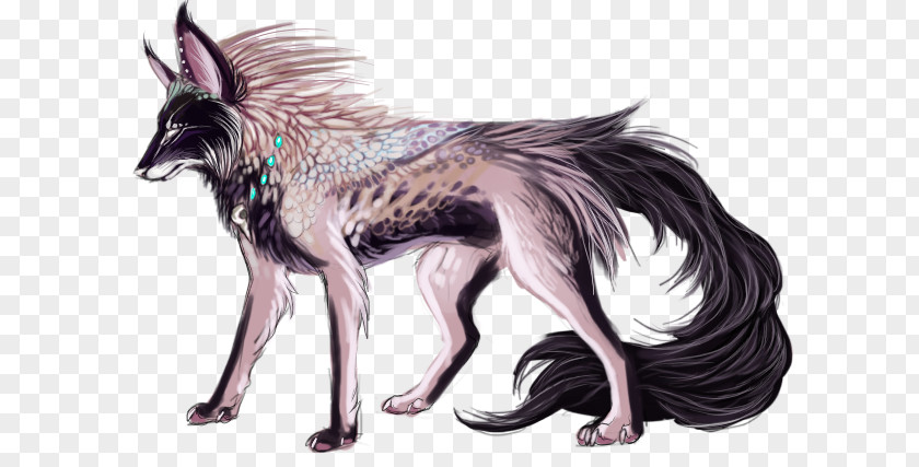 Dog Red Fox Drawing Feather PNG