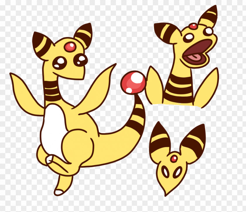 Fawn Animation Yellow Flower PNG