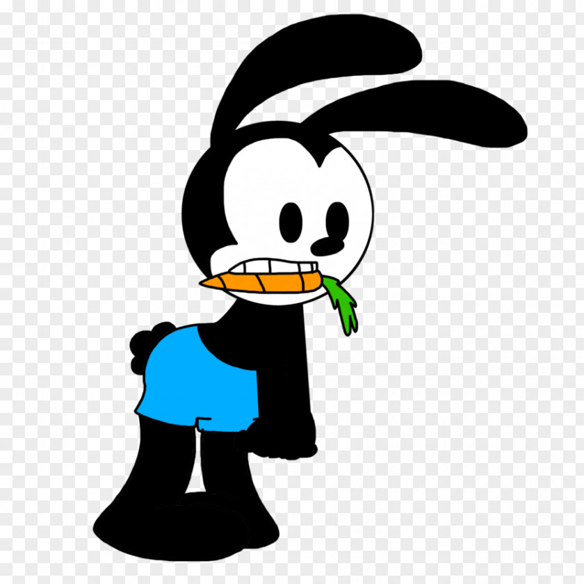 Rabbit Eat Carrot Oswald The Lucky Mickey Mouse Walt Disney Company Cartoon PNG