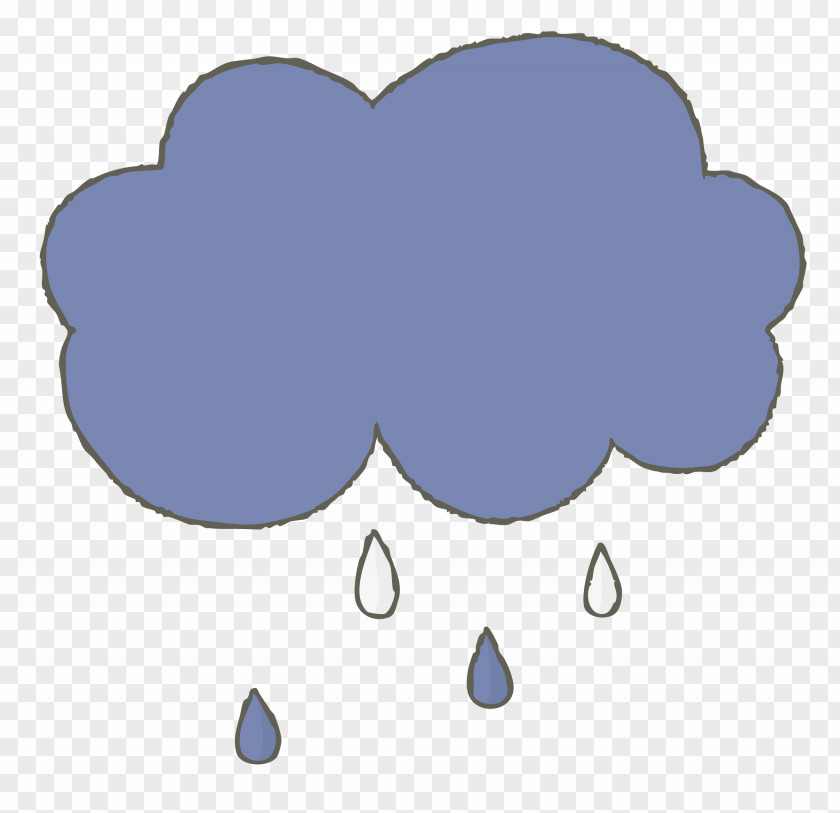 Rain And Clouds Designer PNG