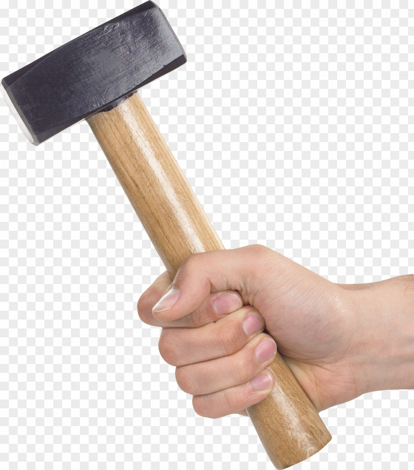 Hammer In Hand Image Sledgehammer Clip Art PNG
