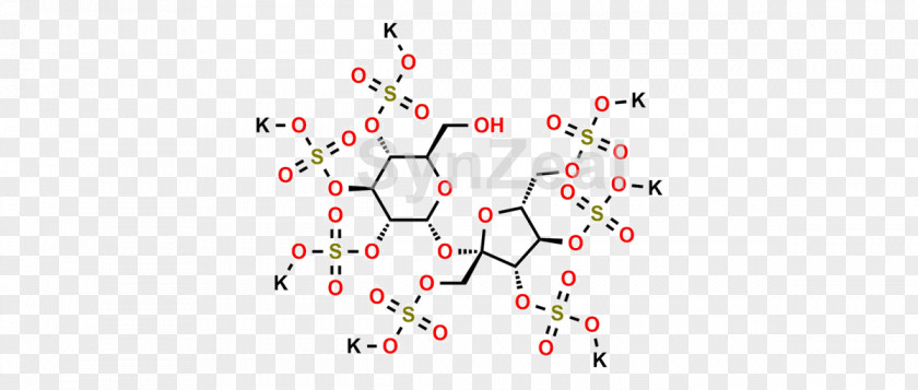 Potassium Molecular Formula Sucrose Sulfate Salt PNG