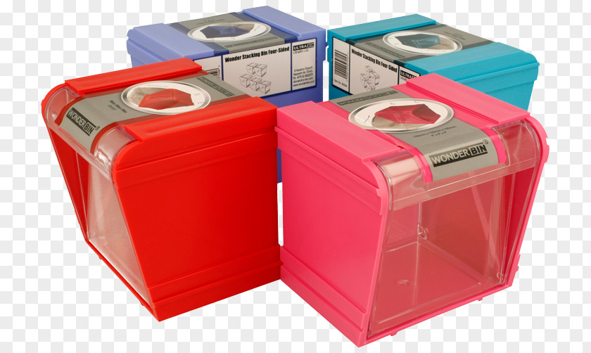 Stackable Storage Cubes Product Design Plastic RED.M PNG