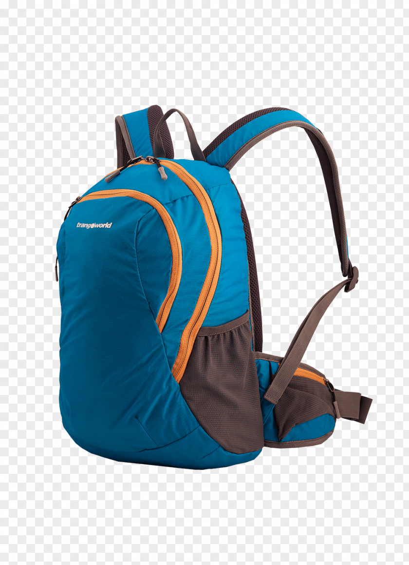 Backpack T-shirt Handbag Blue Zipper PNG