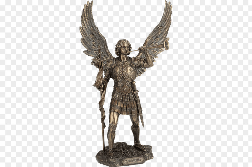 God Gabriel Bronze Sculpture Figurine Michael PNG