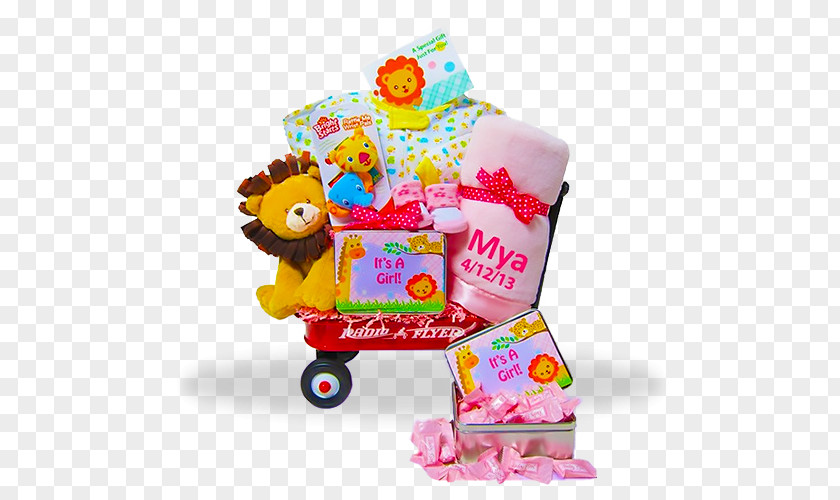 New Arrival Flyer Food Gift Baskets Baby Shower Infant Diaper PNG