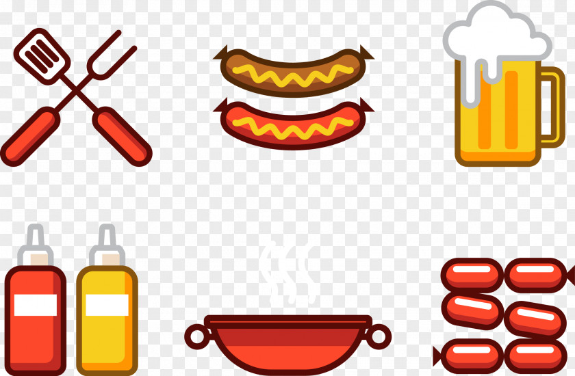 Sausages Vector Illustration Sausage Clip Art PNG