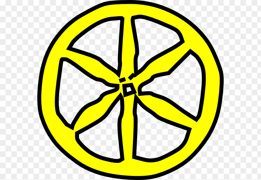 Yellow Dancer Wheel Clip Art PNG