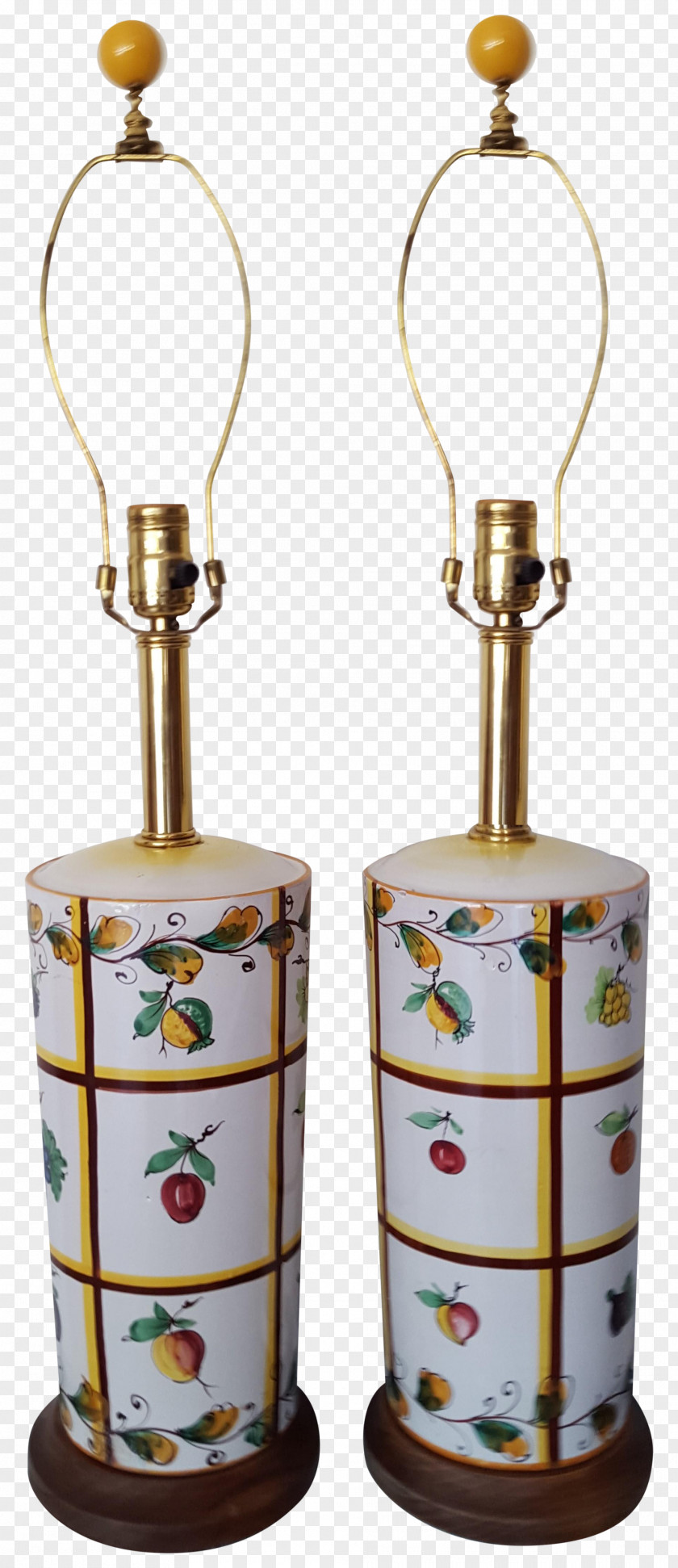 Hand Painted Lamp 01504 Product Design Trophy PNG