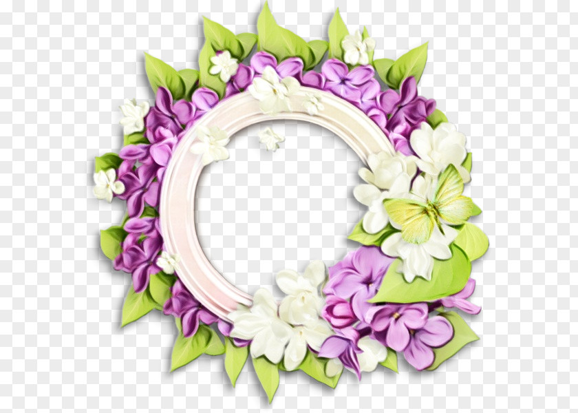 Hydrangea Lei Floral Design PNG