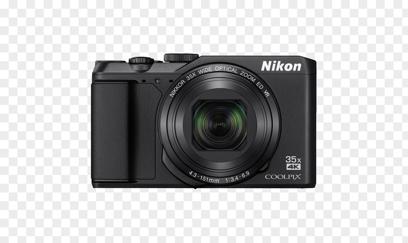 Camera Point-and-shoot Nikon Digital Zoom Back-illuminated Sensor PNG