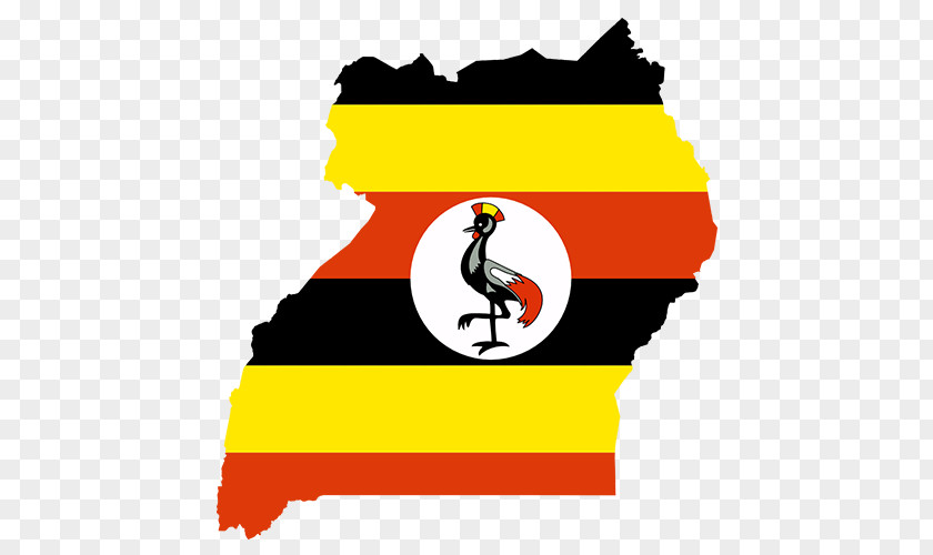 Flag Of Uganda Stock Photography PNG