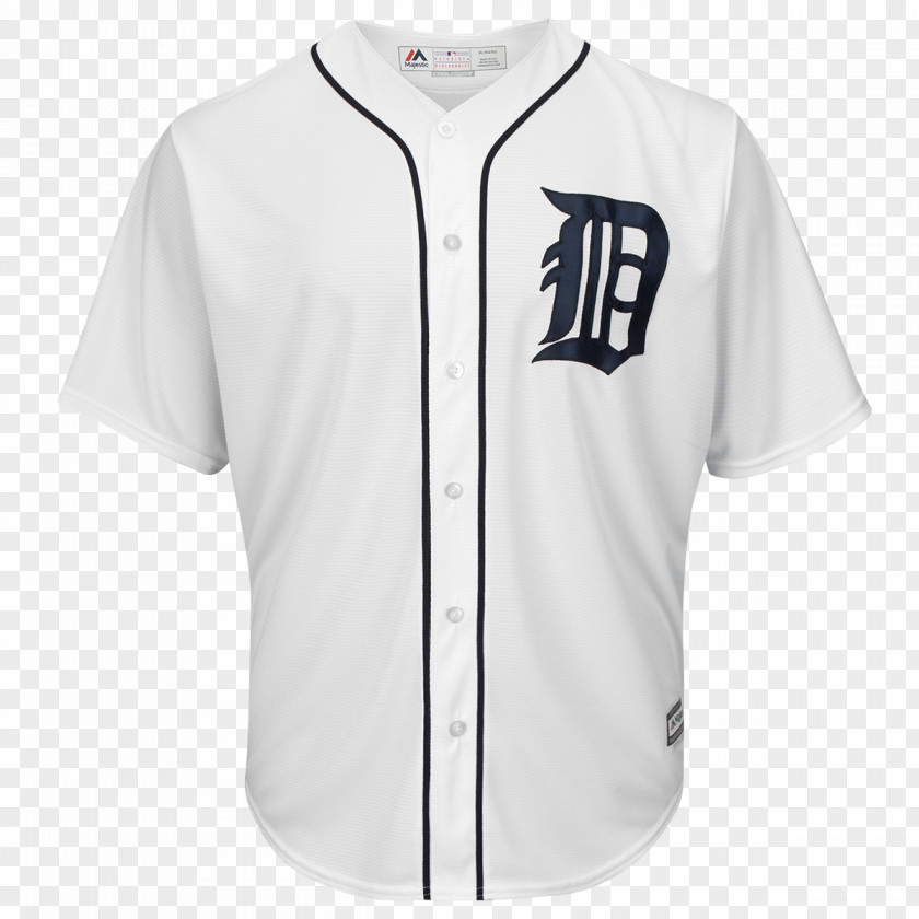 T-shirt Detroit Tigers MLB Jersey Majestic Athletic PNG